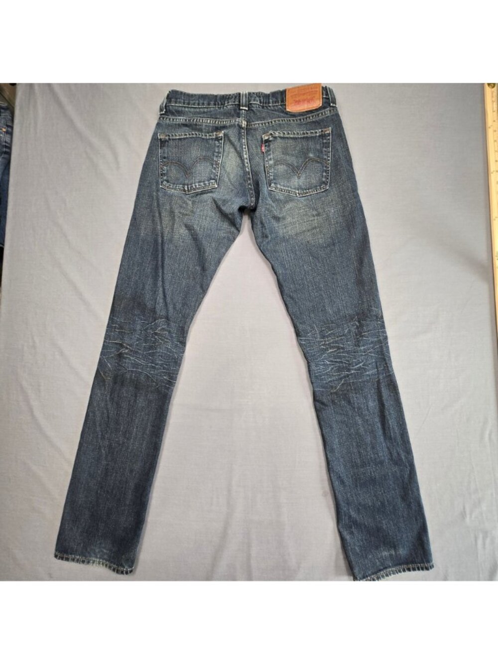 Levis 511 Mens Skinny Fit Jeans W31 L34 Medium Wash Denim - Picture 5 of 6